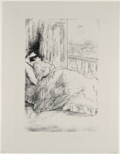 Ved balkongen, 1896 av James Abbott McNeill Whistler