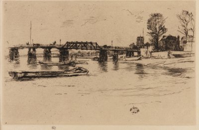 Chelsea, 1879. av James Abbott McNeill Whistler
