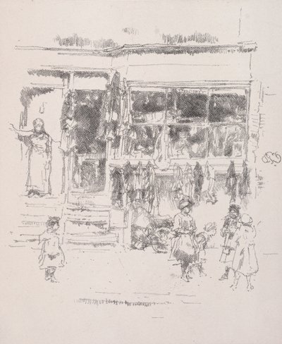 Chelsea Rags, 1888. av James Abbott McNeill Whistler