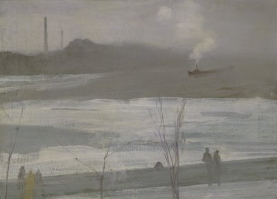 Chelsea på isen av James Abbott McNeill Whistler