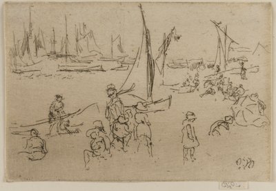 Barn, Portsmouth, 1887. av James Abbott McNeill Whistler
