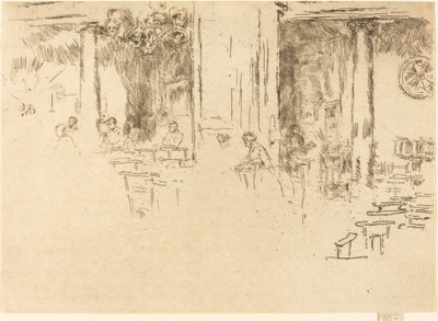 Kirke, Brussel, 1887. av James Abbott McNeill Whistler