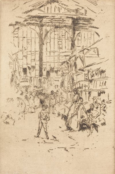 Klesbørs, nr.II, ca. 18861888. av James Abbott McNeill Whistler