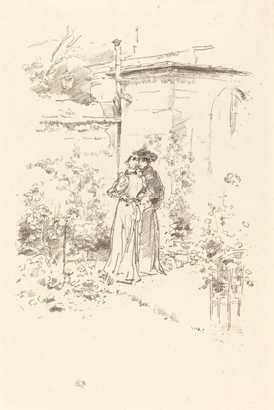 Betroelser i hagen, 1894. av James Abbott McNeill Whistler