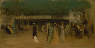 Cremorne Gardens, nr. 2, ca. 1870-80. av James Abbott McNeill Whistler