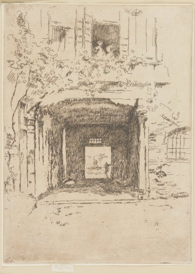 Doorway and Vine, 1879-1880. av James Abbott McNeill Whistler