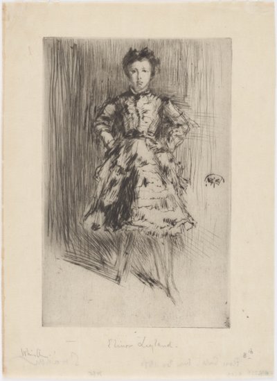 Elinor Leyland av James Abbott McNeill Whistler