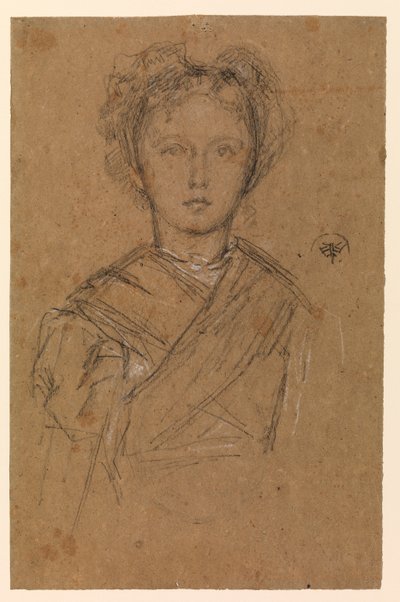 Elinor Leyland, ca. 1873 av James Abbott McNeill Whistler