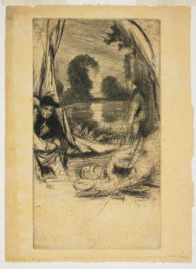 Lager aufschlagen av James Abbott McNeill Whistler