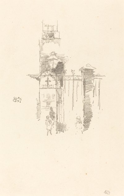 Inngangsporten, 1887. av James Abbott McNeill Whistler