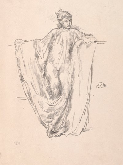 Figurstudie. av James Abbott McNeill Whistler