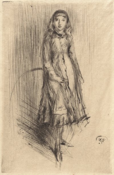 Florence Leyland, ca. 1873. av James Abbott McNeill Whistler