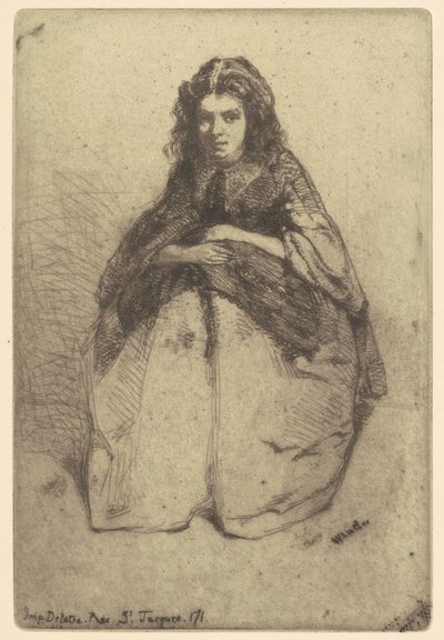 Tegneserier, 1858. av James Abbott McNeill Whistler