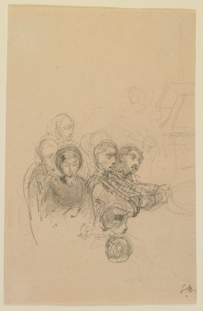 Gamblere, 1858. av James Abbott McNeill Whistler