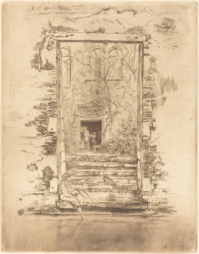 Garden, 1880. av James Abbott McNeill Whistler