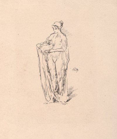 Jente med skål, 1895. av James Abbott McNeill Whistler