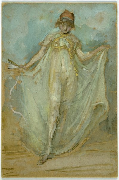 Green and Blue: The Dancer, ca. 1893 av James Abbott McNeill Whistler