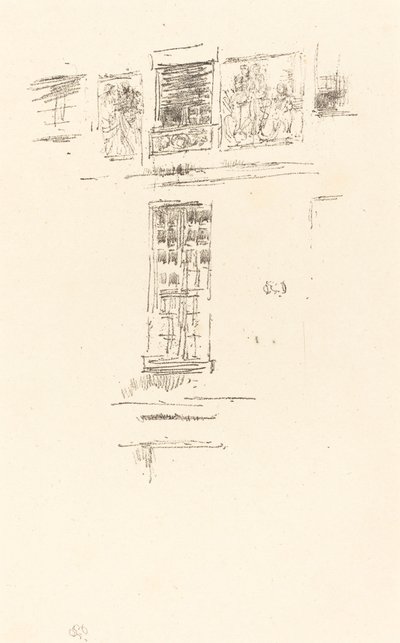 Hôtel Colbert, Windows, 1891. av James Abbott McNeill Whistler