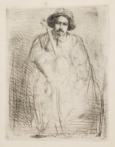 J. Becquet, billedhugger, 1859. av James Abbott McNeill Whistler