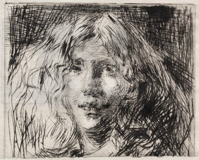 Joanna Hefferman, Den irske skjønnheten, 1866. av James Abbott McNeill Whistler