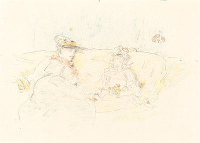 Dame og barn, 1892. av James Abbott McNeill Whistler