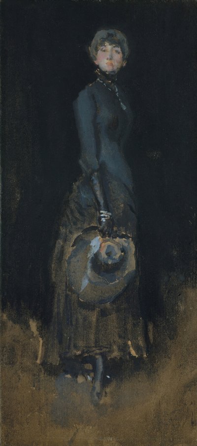 Lady in Grey, ca. 1883. av James Abbott McNeill Whistler