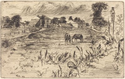 Landskap med hesten, 1859. av James Abbott McNeill Whistler