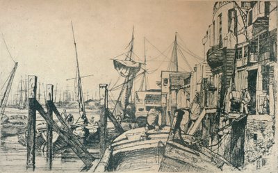Limehouse, 1859, 1904 av James Abbott McNeill Whistler