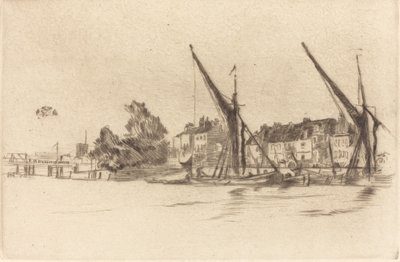 Lindsey Houses, 1877. av James Abbott McNeill Whistler