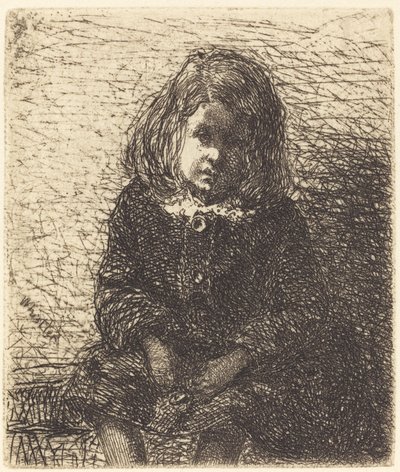 Lille Arthur, ca. 18571858. av James Abbott McNeill Whistler