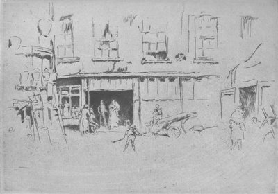 Little Court, c1881, 1904 av James Abbott McNeill Whistler
