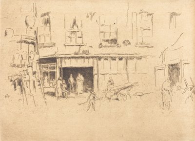 Little Court, ca. 18801881. av James Abbott McNeill Whistler