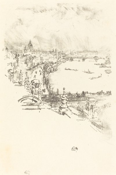 Lille London, 1896. av James Abbott McNeill Whistler