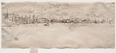Lange Venezia. av James Abbott McNeill Whistler