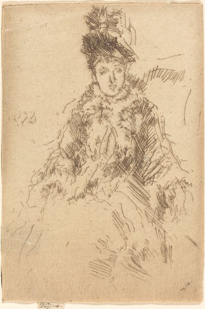 Frøken Lenoir, ca. 1887. av James Abbott McNeill Whistler