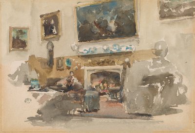 Moreby Hall, 1882-1884. av James Abbott McNeill Whistler