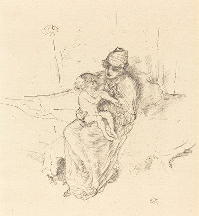 Mor og barn, nr. 1, 18911895. av James Abbott McNeill Whistler