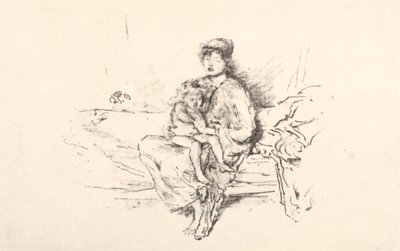 Mor og barn, nr. 2, 1890. av James Abbott McNeill Whistler