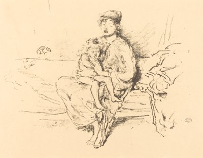 Mor og barn, nr. 2, 18911895. av James Abbott McNeill Whistler
