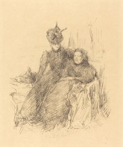 Mor og datter, 1897. av James Abbott McNeill Whistler