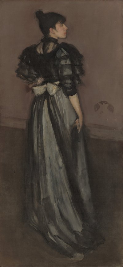 Mother of Pearl and Silver: The Andalusian, ca. 1888--1900 (olje på lerret) av James Abbott McNeill Whistler