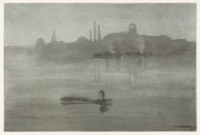 Nocturne, 1878. av James Abbott McNeill Whistler