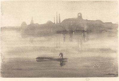 Nocturne, 1878. av James Abbott McNeill Whistler