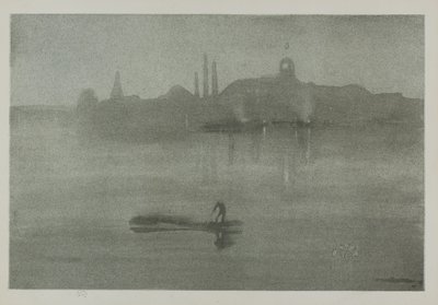 Nocturne, 1878, utgitt 1887 av James Abbott McNeill Whistler