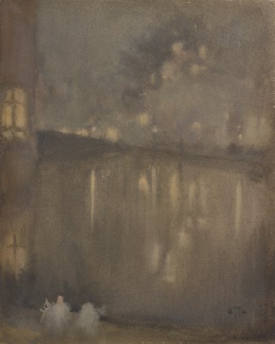 Nocturne: Grey and GoldCanal, Holland, 1882. av James Abbott McNeill Whistler