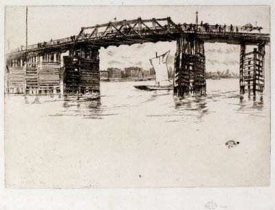 Old Battersea Bridge av James Abbott McNeill Whistler