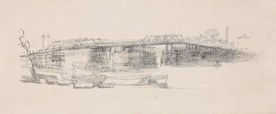 Old Battersea Bridge, nr. 2, 1878-1879. av James Abbott McNeill Whistler