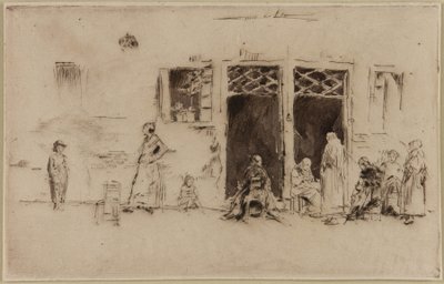 Gamle kvinner, 1879-1880. av James Abbott McNeill Whistler