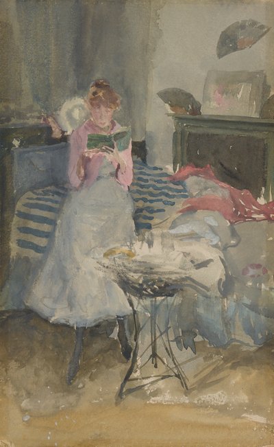 Rosa notat - The Novelette, 1883-1884. av James Abbott McNeill Whistler