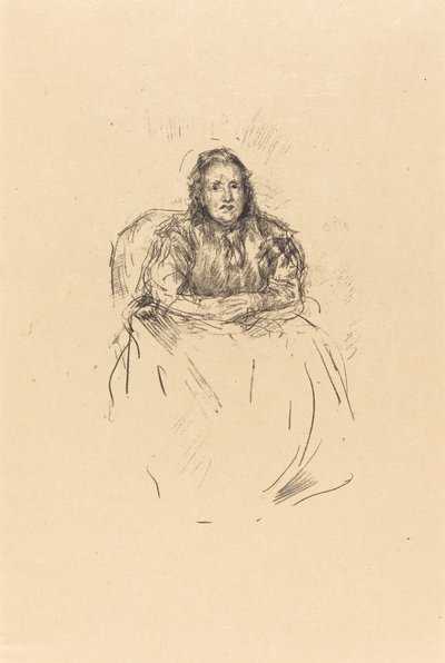 Portrettstudie: Mrs. Philip, 1896. av James Abbott McNeill Whistler